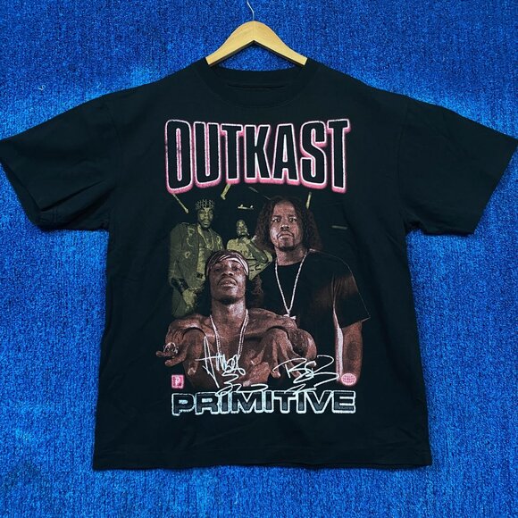 OutKast x Primitive Hip Hop T-shirt Streetwear Graphic Tee Size Large - Picture 1 of 4